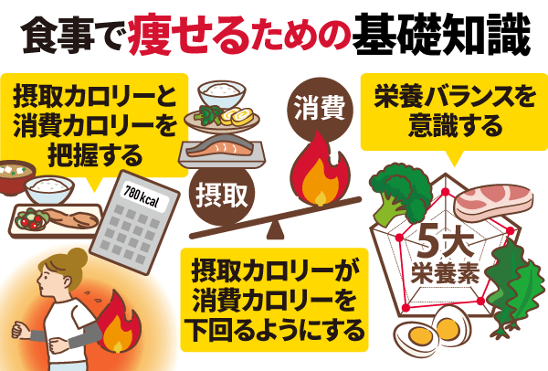 食事で痩せるための基礎知識