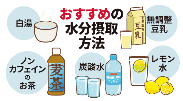 おすすめの水分摂取方法