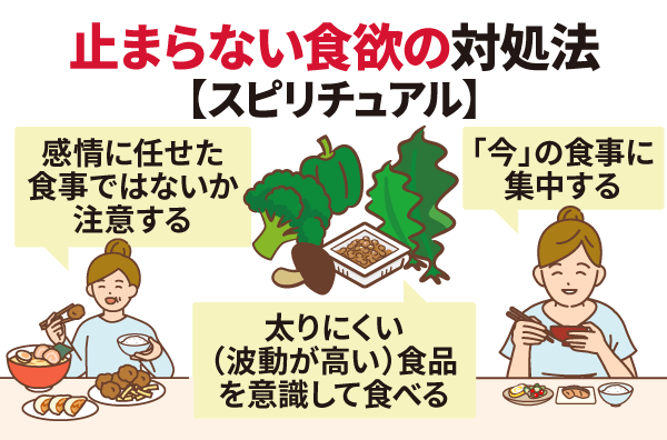 止まらない食欲の対処法【スピリチュアル】