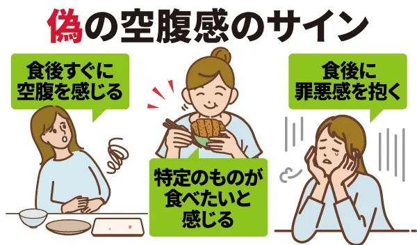 偽の空腹への対処法